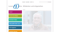 Desktop Screenshot of luzern60plus.ch